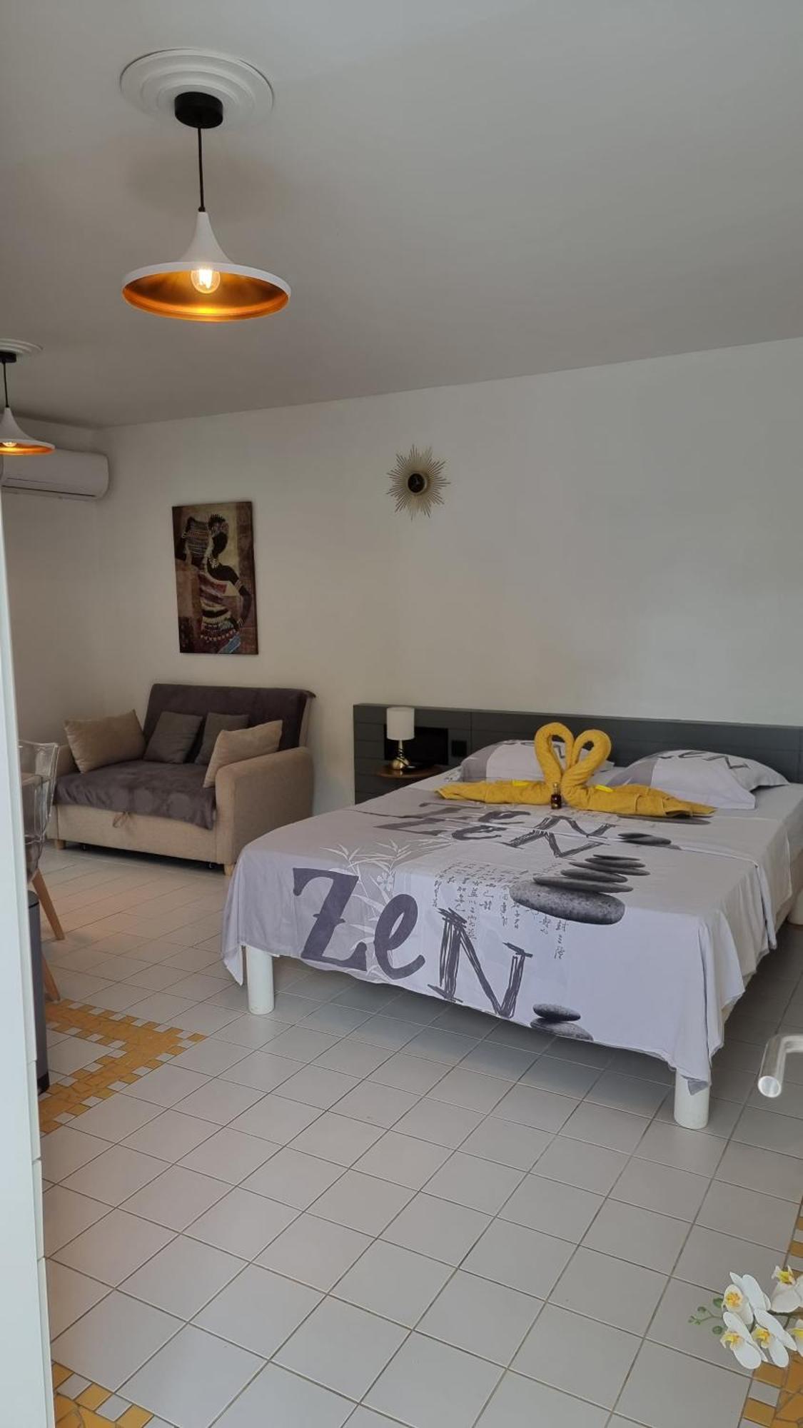 Studio Beachside Paradise Avec Citerne Tampon- Residence Manganao Saint-Francois  Exterior foto